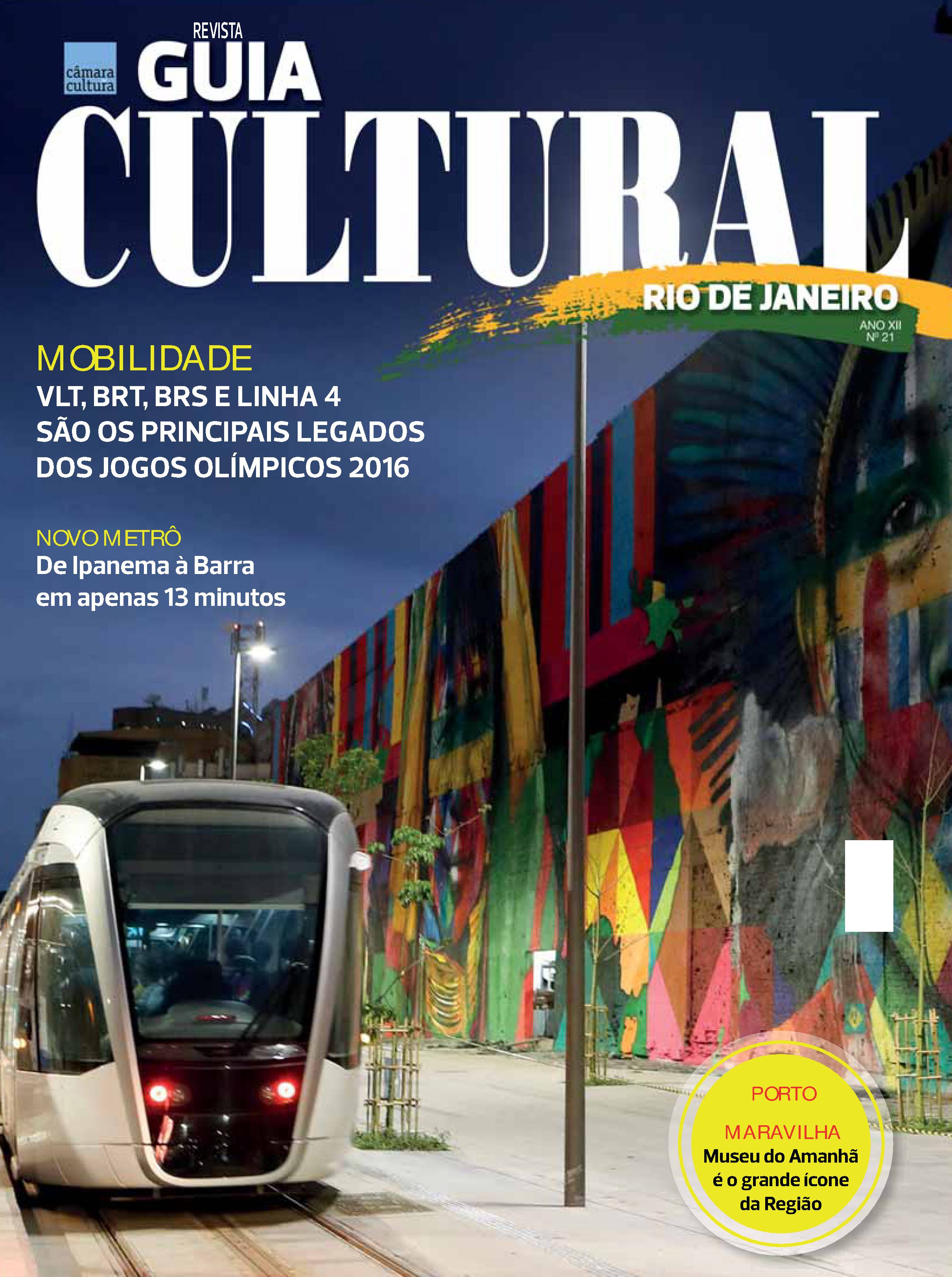 Capa da Edição nº 21 Revista Guia Cultural 