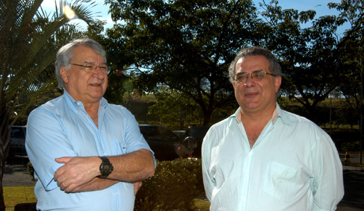Pesquisadores Eduardo Assad (Embrapa) e Hilton Silveira Pinto (Unicamp)