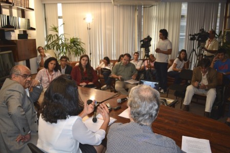 Com apoio do UNIC Rio, lançamento aconteceu na Academia Brasileira de Ciências (ABC), no Rio. Foto: UNIC Rio/Diogo Cysne.